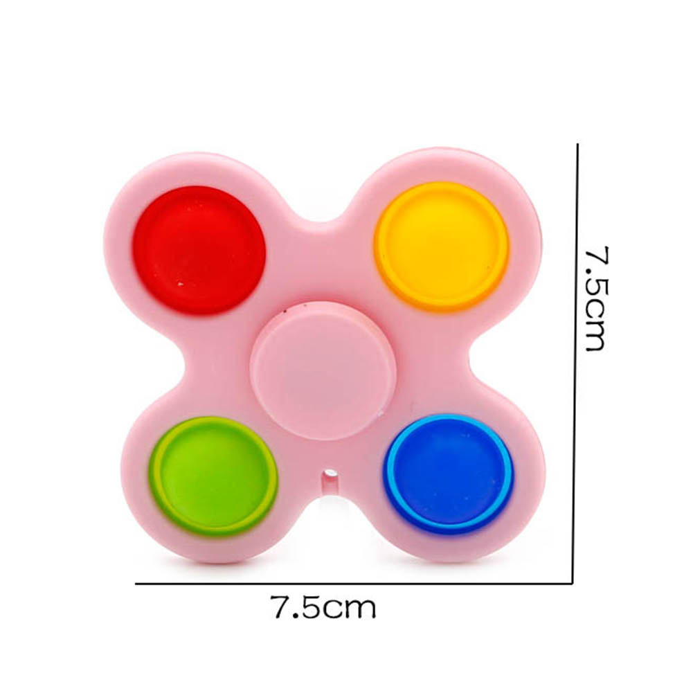 

Silicone Push Bubble Fingertip Spinner Pendant Autism Stress Relief Toys, 501 Original