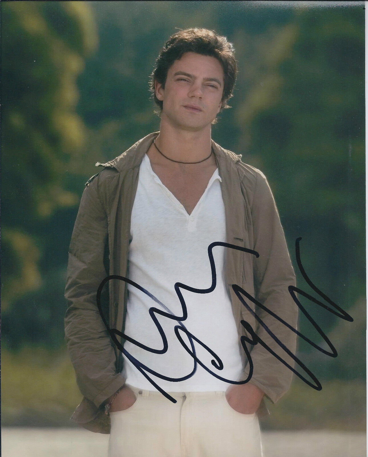 Dominic COOPER SIGNED Autograph 10x8 Photo Poster painting AFTAL COA Mamma Mia Actor In Person