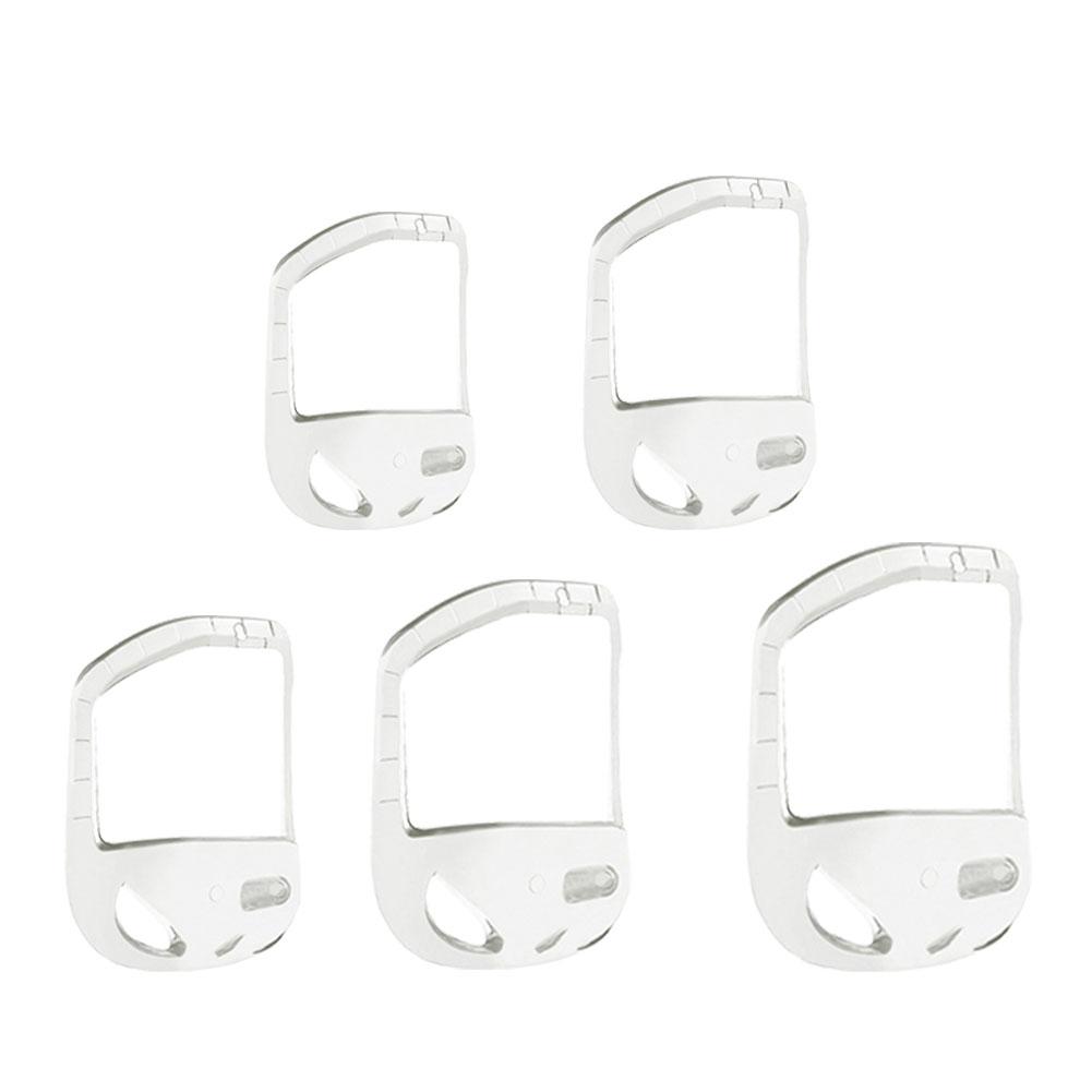 

5pcs Transparent Beard Shaper Template Form Lines Men Shaping Tool (White), 501 Original