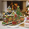 Christmas Train Special Shaped 2D Flat DIY Diamond Painting Ornament