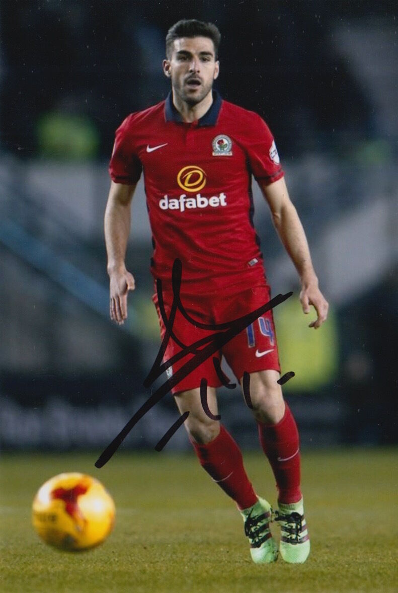 BLACKBURN ROVERS HAND SIGNED JORDI GOMEZ 6X4 Photo Poster painting 3.