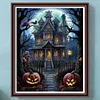 Halloween Haunted House-Paint by Numbers Acrylic Painting 40*50CM