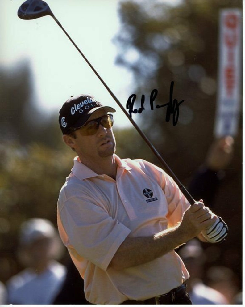 Rod pampling signed autographed pga golf Photo Poster painting