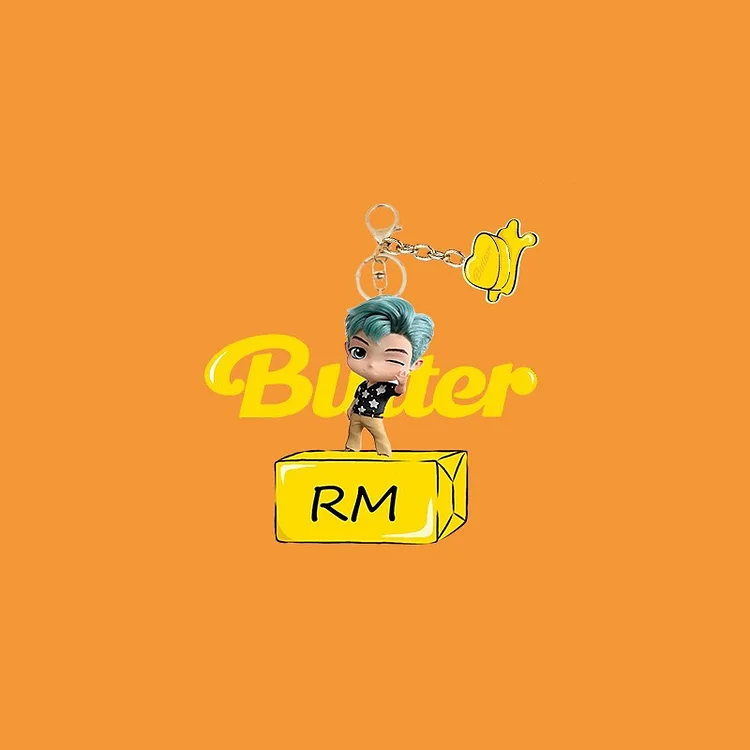 BTS TinyTAN Butter Keychain