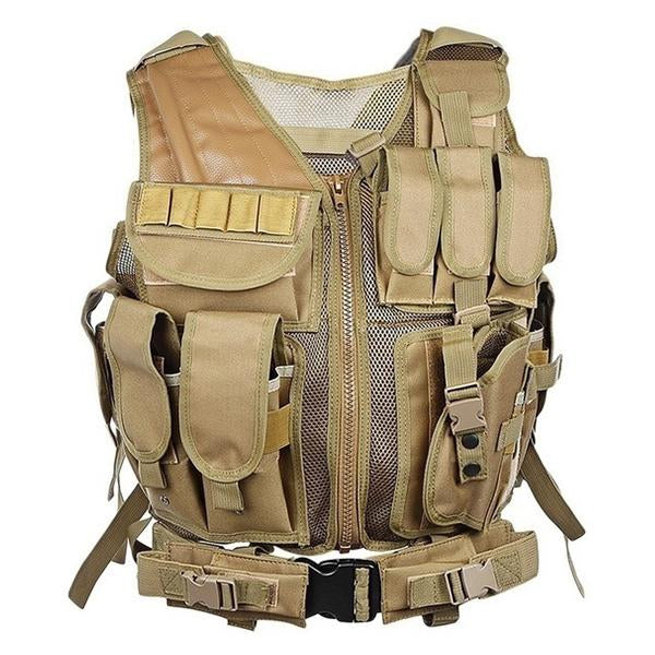 Men's Ultralight Outdoor Mesh Breathable Tactical Vest 96202587M
