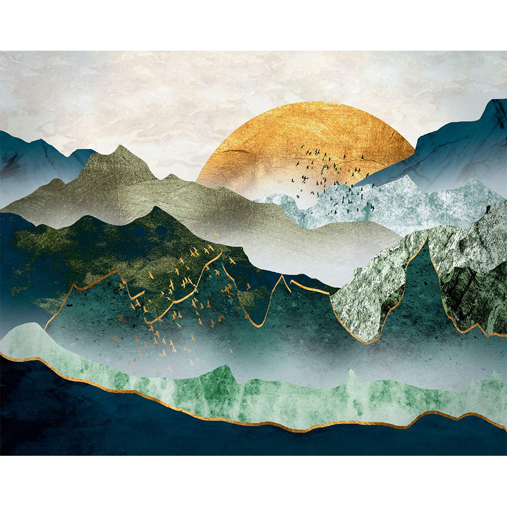 

Mountain - Round Drill Diamond Painting - 40*30CM, 501 Original