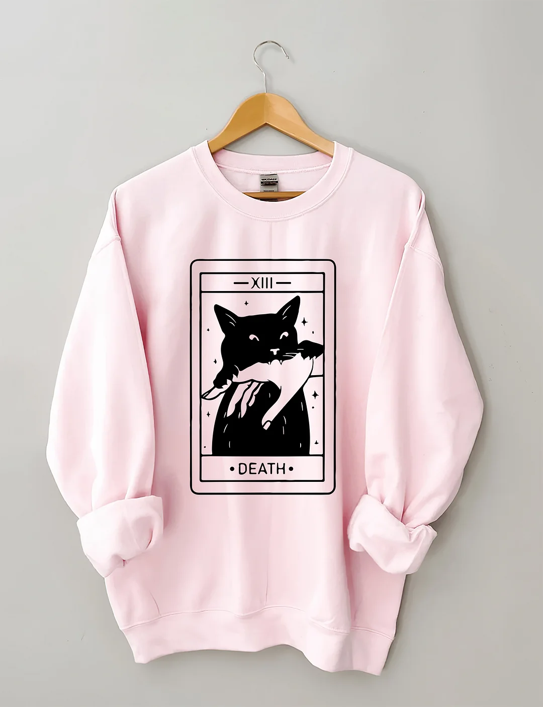 Tarot Card Black Cat Sweatshirt