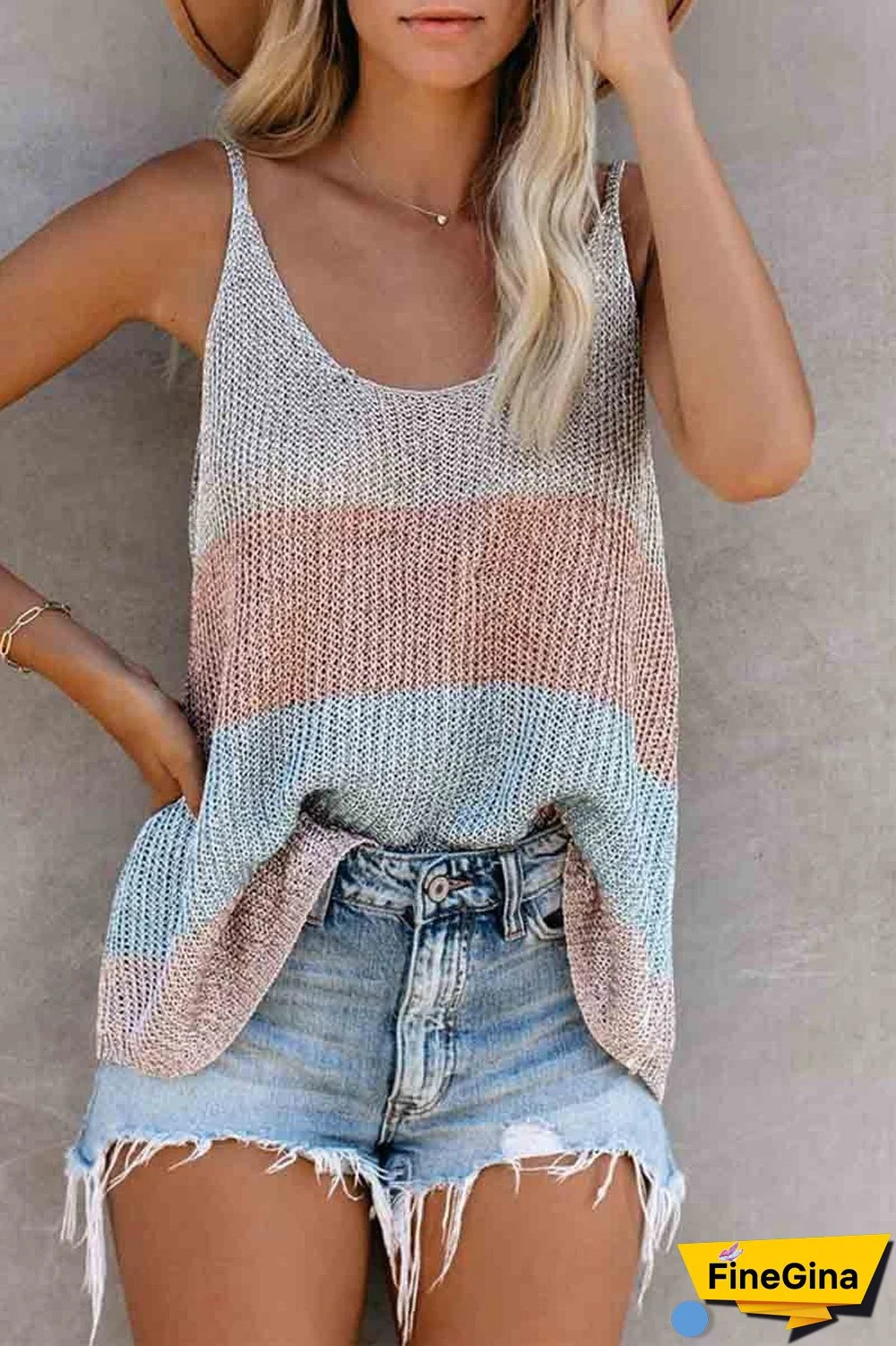 Knitted Vest Top