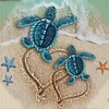 Turtle-Full Embroidery 3 strands 11CT Stamped Cross Stitch-40*40CM