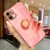 2023 Ins Marble Pattern Camera All-inclusive Case for iPhone