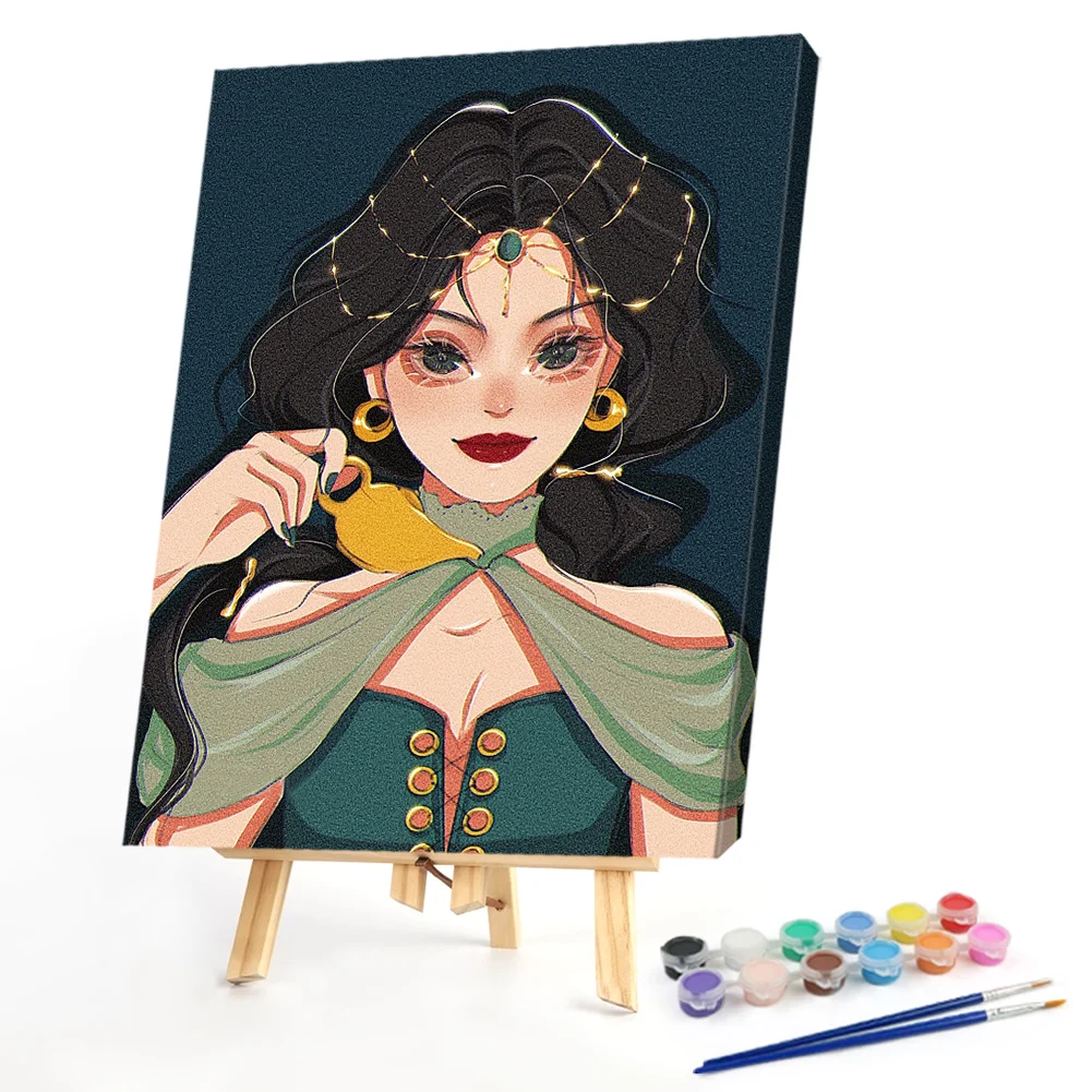 Girl - Paint By Numbers（50*40CM）