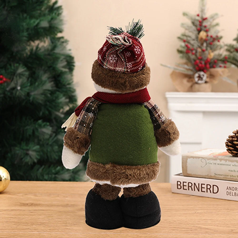 New Retro Retractable Doll Christmas Decoration Arrangement Ornament