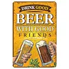Beer with Friends - Metal Tin Signs(8*12Inch/12*16Inch) - Bar