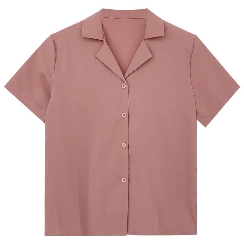 Uveng Uveng 2023 New Women's Versatile Short-Sleeved Shirt Tide