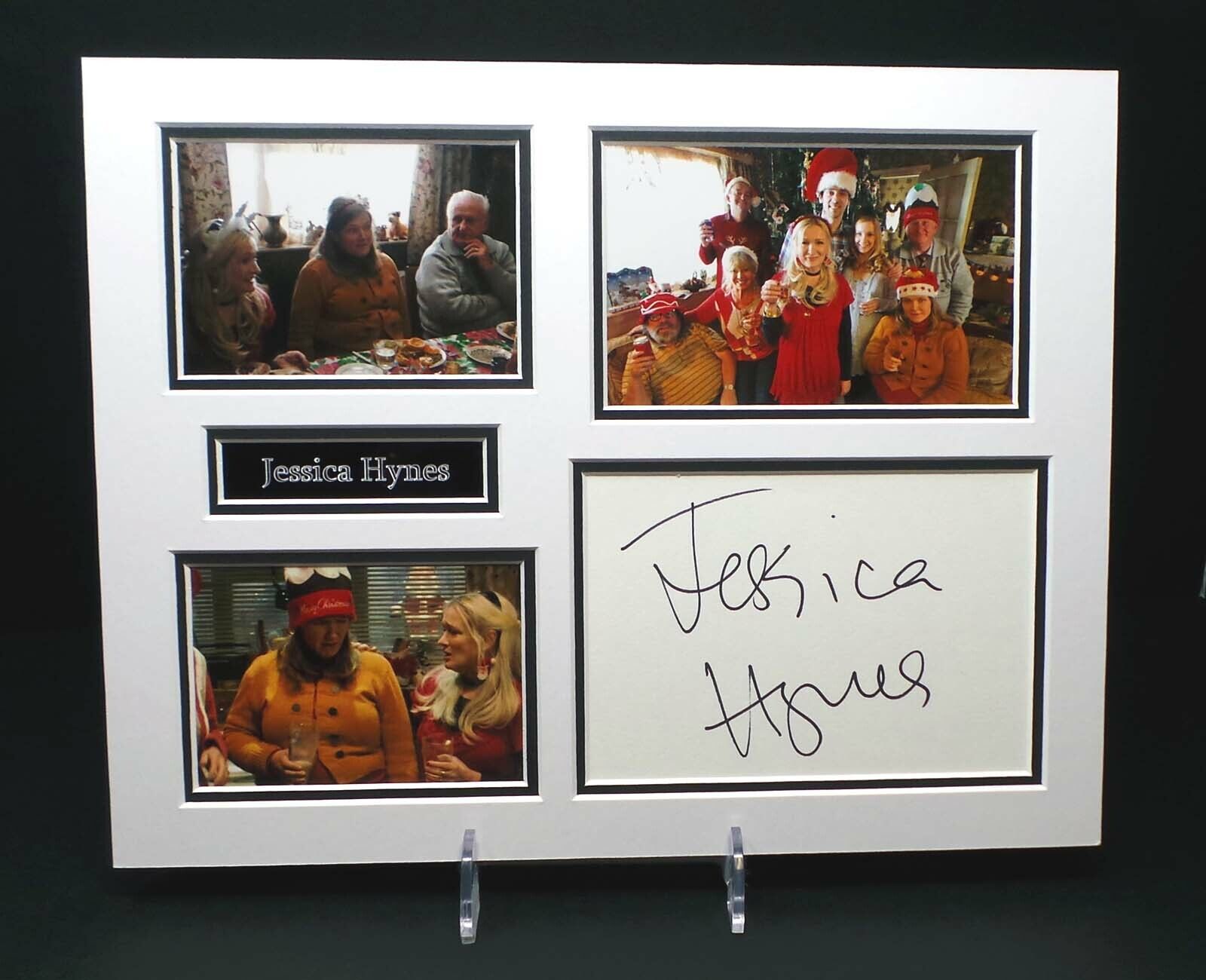 Jessica HYNES Signed Mounted Photo Poster painting Display AFTAL RD COA Cheryl Royle Family