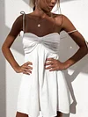 Strapless Condole Belt Mini Dress