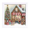 5D DIY Partial Special Shaped Drill Diamond Painting Xmas Cottage Art19.2x19.2cm