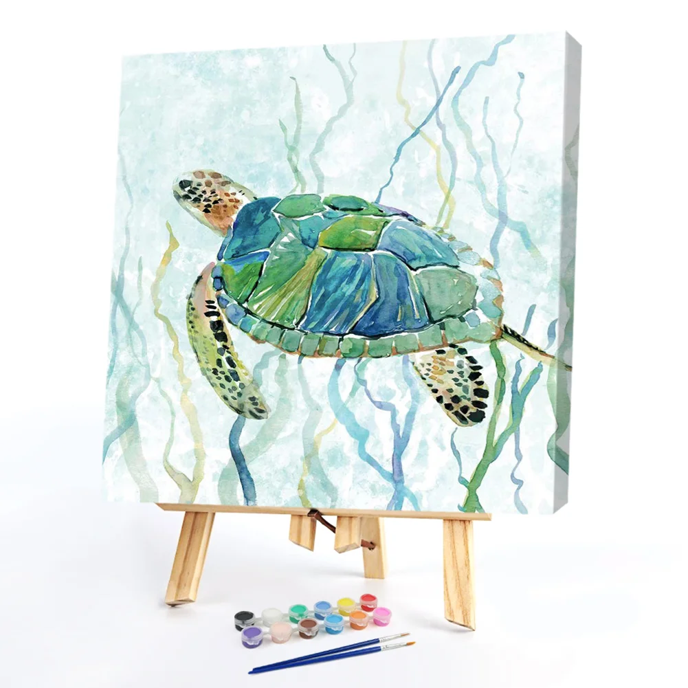 Sea Turtle - Paint By Numbers(20*20CM)