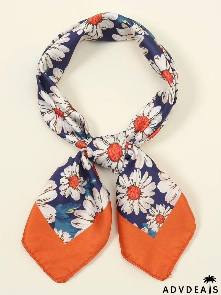 Flower Print Bandana