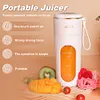 340ml Portable Juicer Blender Cup 1200mAh Juice Extractor for Home Office Travel