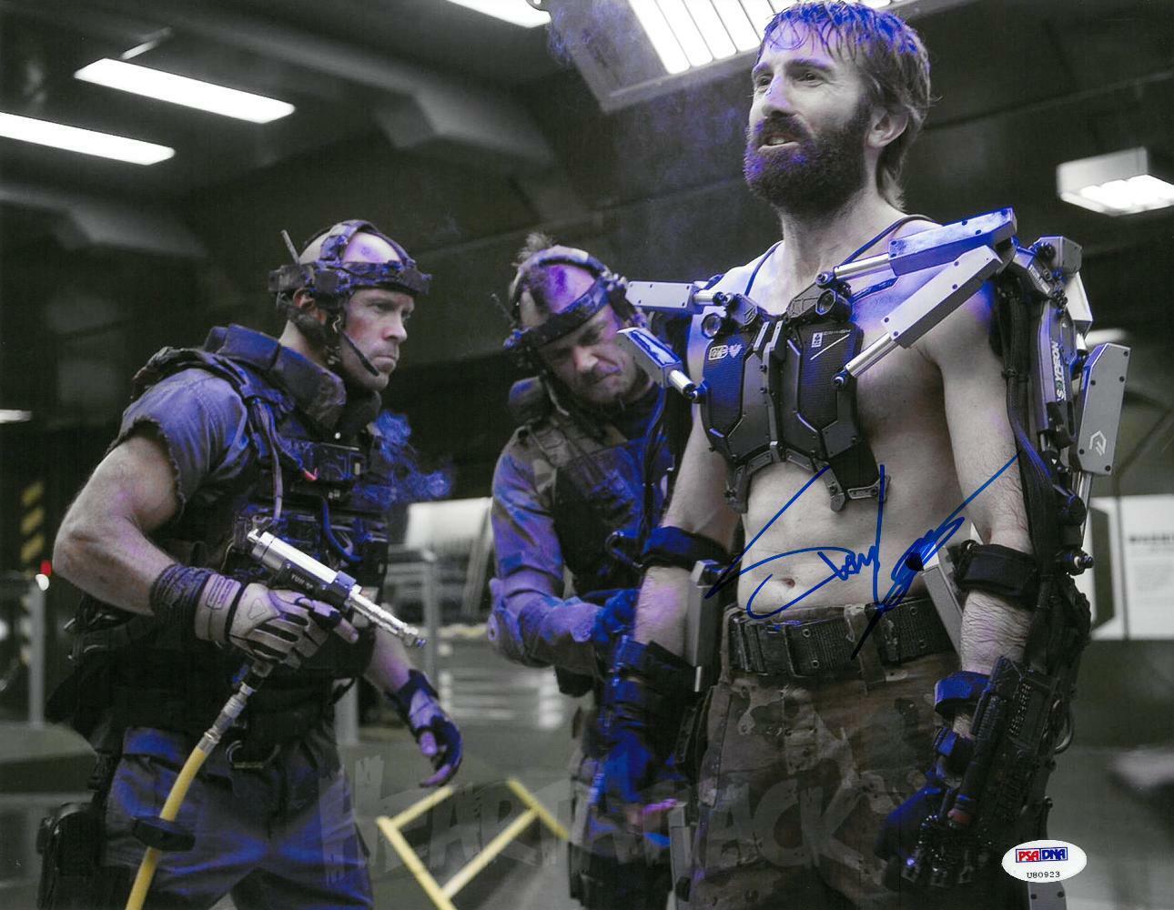 Sharlto Copley Signed Elysium Authentic Autographed 11x14 Photo Poster painting PSA/DNA #U80923