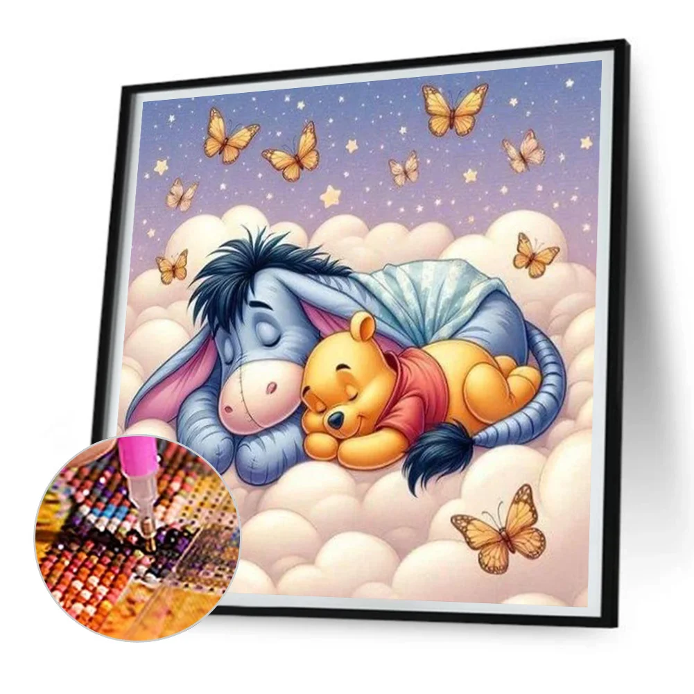 Diamond Painting - Full Round Drill - Winnie the Pooh(Canvas|30*30cm)