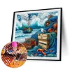 Diamond Painting -DIY Round Drill Beach(40x40cm)