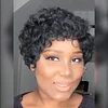 Best Design Afro Short Curly Hair Wig Without Bang