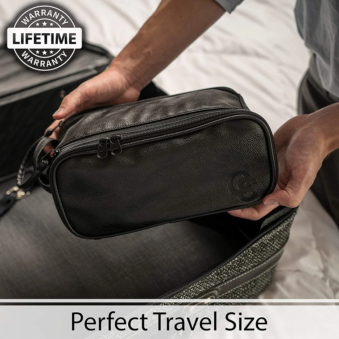Toiletry Bag for Men or Women - Dopp Kit For Travel.