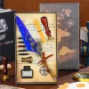 Mechanical quill pen stationery literary retro wax seal set