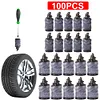 100Pcs Car Vacuum Tire Repair Nail Rubber Screw Nail for Bike Motorcycle Scooter