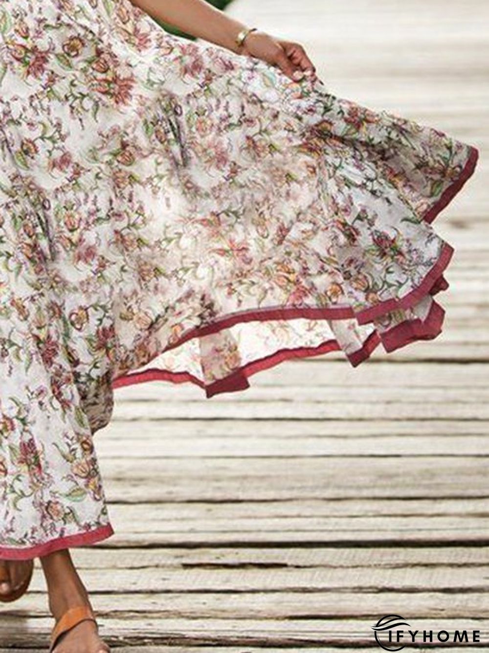 Crew Neck Boho Weaving Dress | IFYHOME