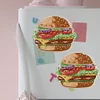 DIY Special Shape Diamond Art Fridge Magnets Sticker Kit (Hamburger)