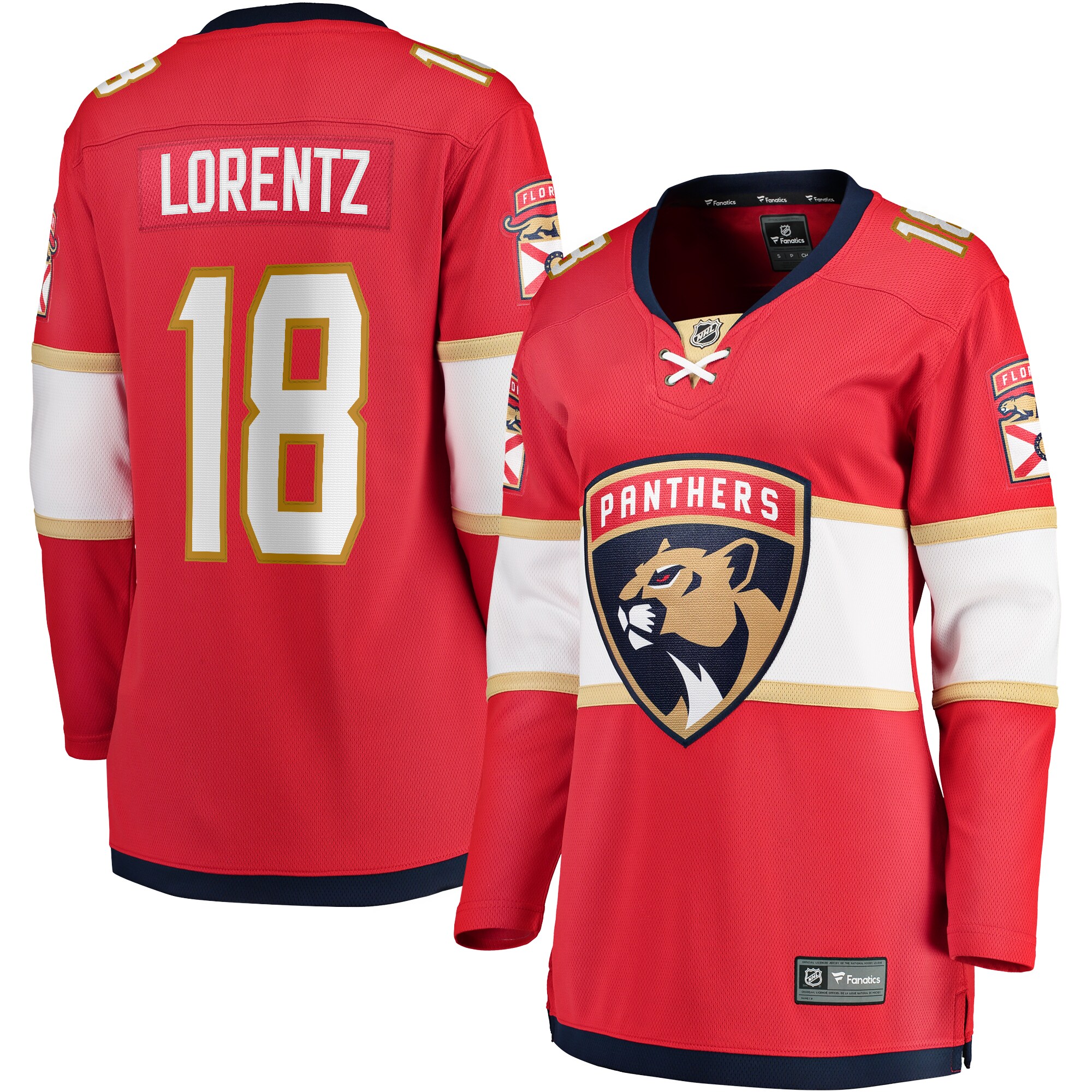 Steven Lorentz Florida Panthers Fanatics Women’s Home Breakaway   Jersey – Red mysite