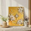 Drei Lotus-DIY-Perlen-Malkits mit Rahmen 30x40 cm Perlengem&auml;lde Bildkunst Basteln f&uuml;r Erwachsene Anf&auml;nger Geschenk Hausdekoration an der Wand
