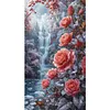 Waterfall Flowers-11CT Stamped Cross Stitch 40*70cm/15.75*27.56in (Big Size) tapestrymarket