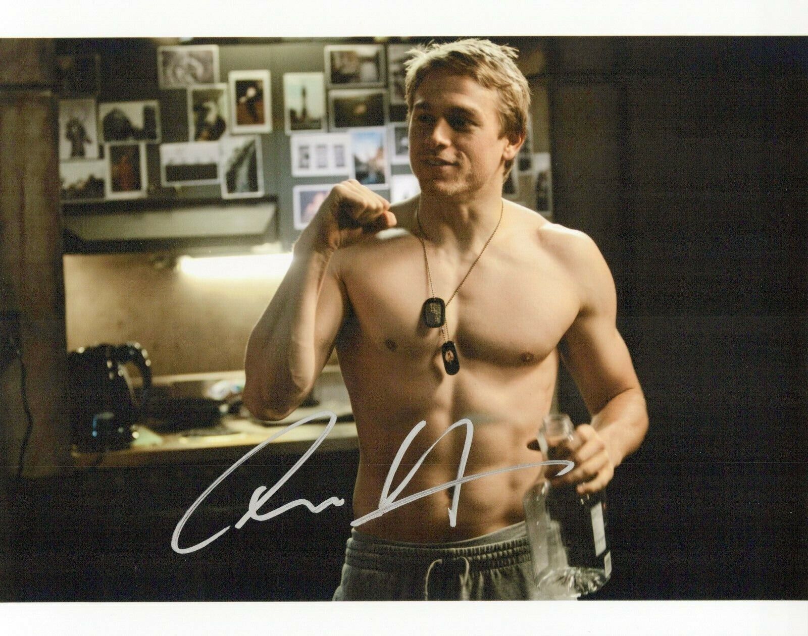 Charlie Hunnam Pacific Rim autographed Photo Poster painting signed 8x10 #5 Raleigh Becket