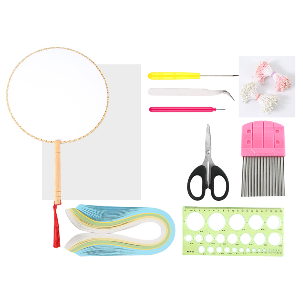 

DIY Quilling Paper Round Circle Fan Kit, 501 Original