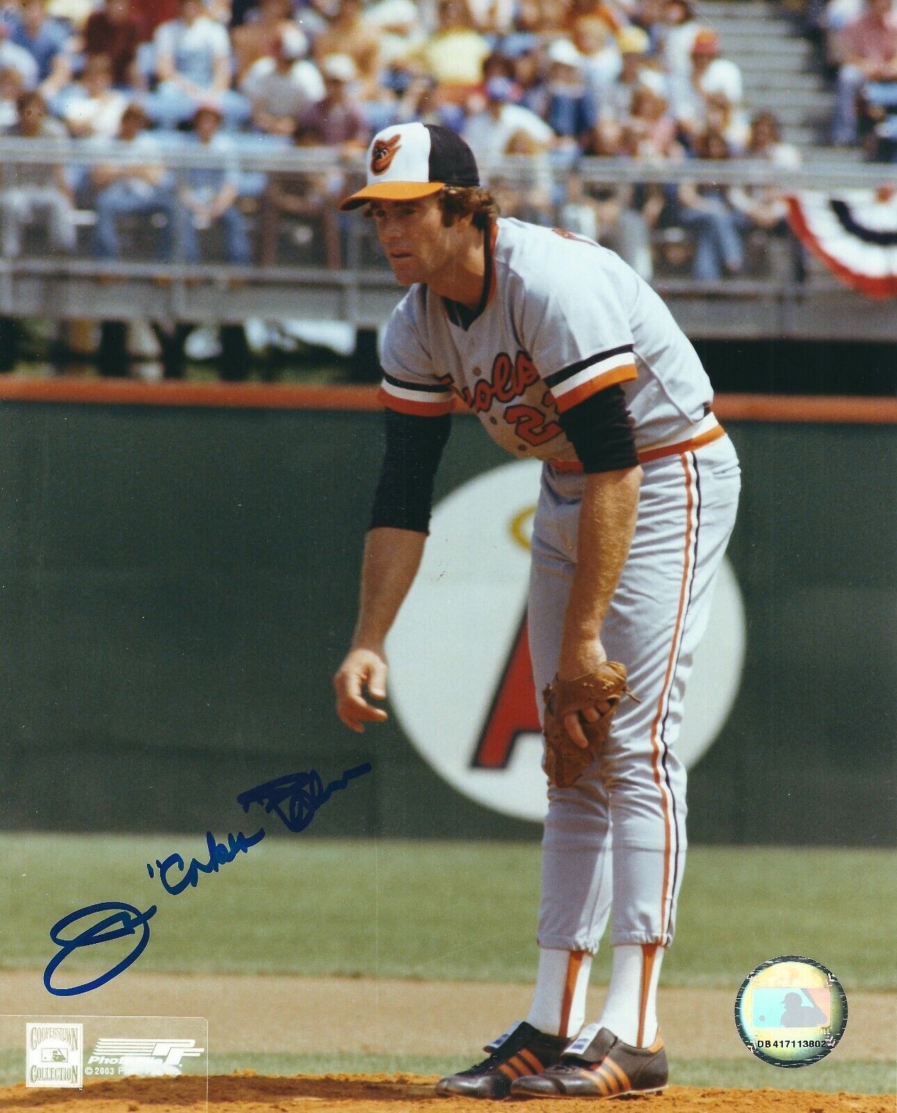 Autographed Jim Palmer Baltimore Orioles 8x10 Photo Poster painting - w/COA