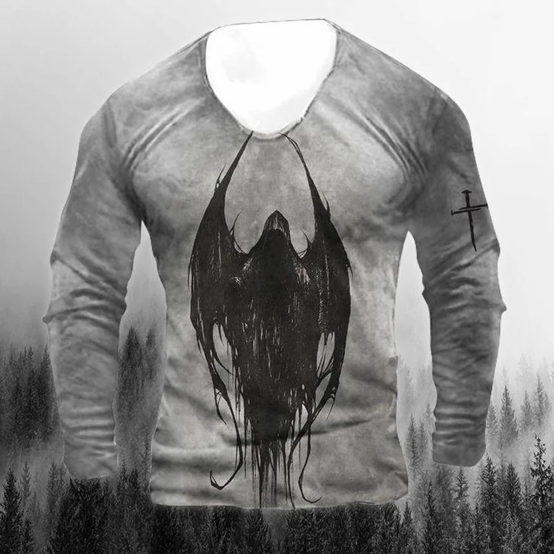 Mens Outdoor Long Sleeve T-shirt