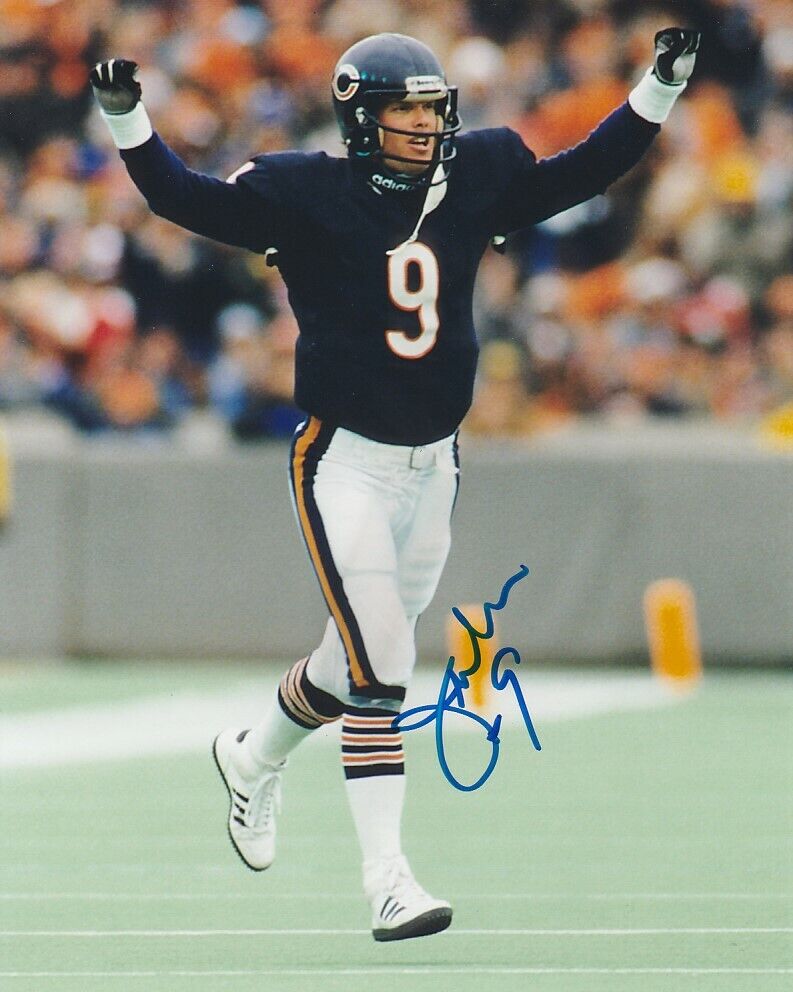 VINTAGE JIM McMAHON SIGNED CHICAGO BEARS QUARTERBACK 8x10 Photo Poster painting #2 EXACT PROOF!