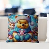 Winnie The Pooh - 11CT Stamped Cross Stitch Pillowcase 45*45cm