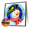 Xmas Snowman - Square AB Drills Diamond Painting(35*35cm)