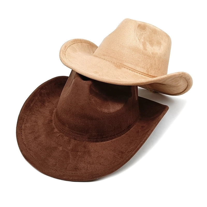 Women’s Classic Style Solid Color Flat Eaves Fedora Hat