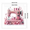 (Multi Style)Sewing Machine - 14CT Stamped Cross Stitch - 40*40cm