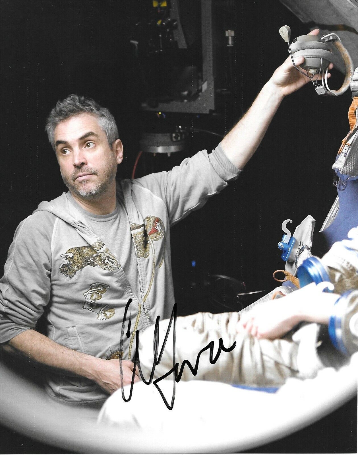 Alfonso Cuaron autograph signed Photo Poster painting - Roma - Gravity - Harry Potter Director