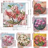 Mid-year Promotion 6Pcs/set Diamond Painting-DIY Full Round Drill Flower(30*30cm)