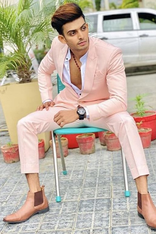 Pink Unique Homecoming Suit For Boys With Peaked Lapel | Ballbellas Ballbellas