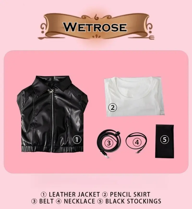 [Wetrose] In Stock Smoking Behind The Supermarket with You Yamada Leather Jacket Anime Cosplay Costume