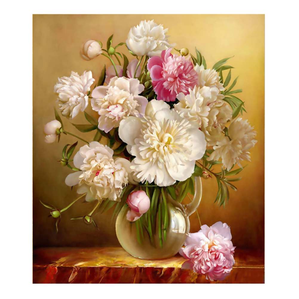 

Flower Vase - 11CT Stamped Cross Stitch - 70*80CM, 501 Original